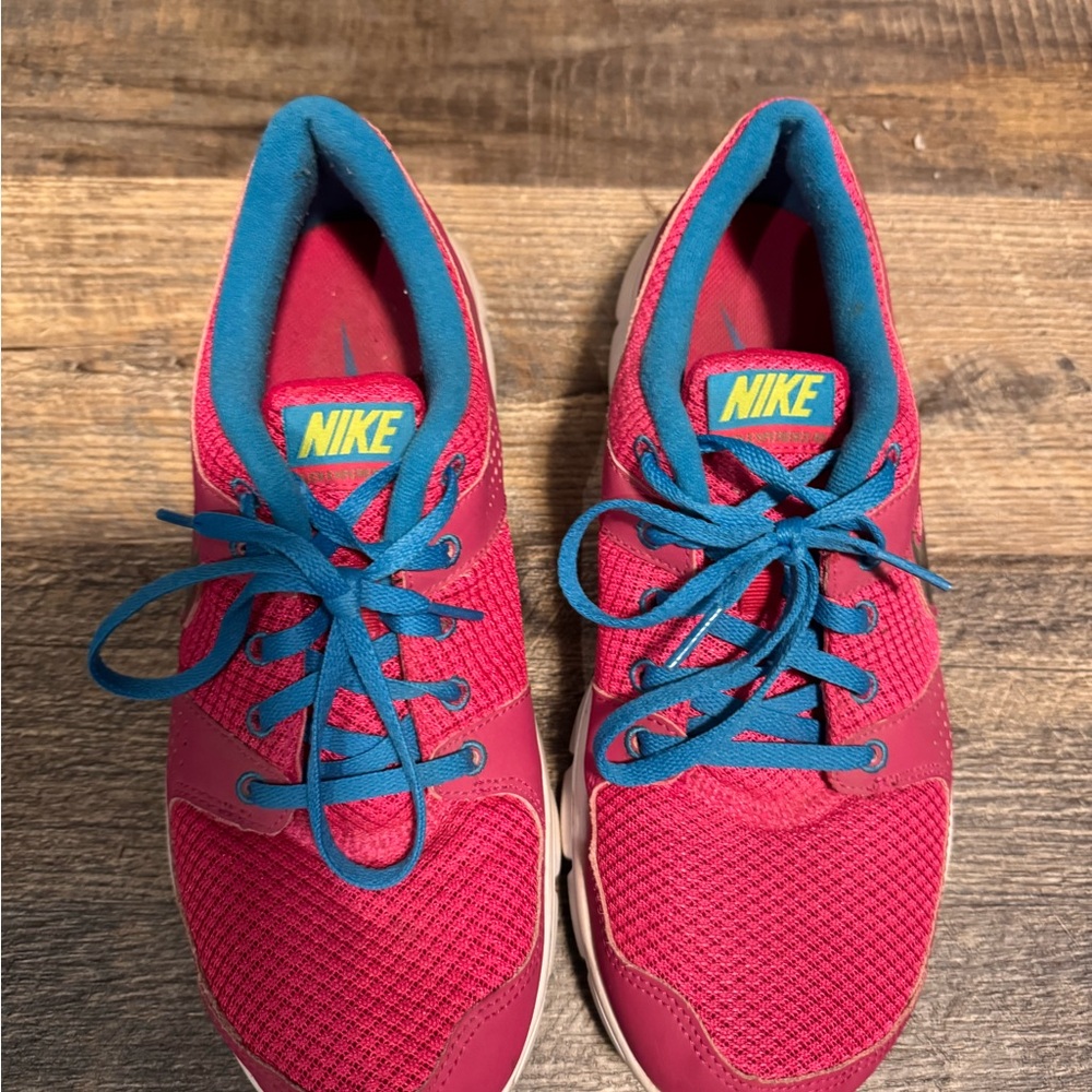 Nike Pink and Blue Sneakers